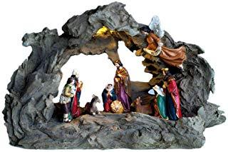 creche de noel lumineuse et musicale 3